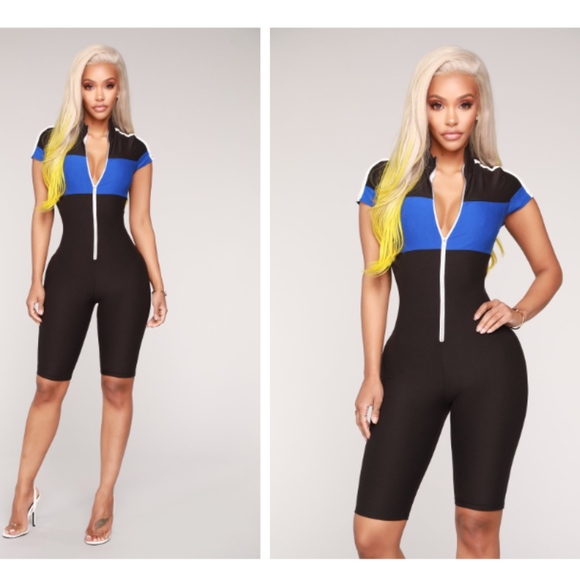 biker jumpsuit fashion nova